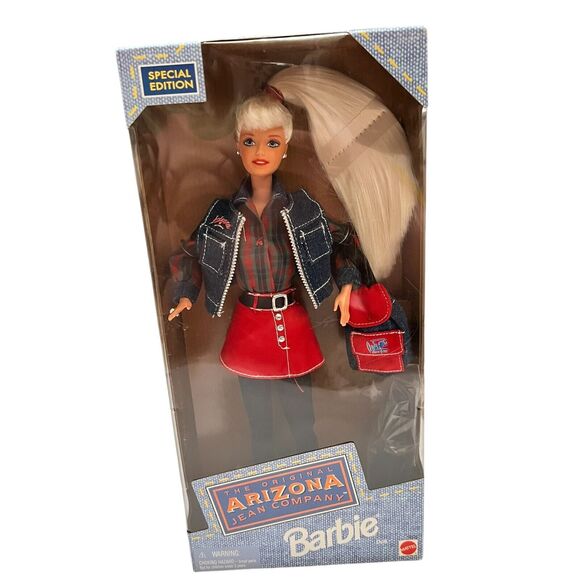 Barbie The Original Arizona Jean Company 1997‎ Mattel #18020 NRFB Denim Backpack - Picture 8 of 8